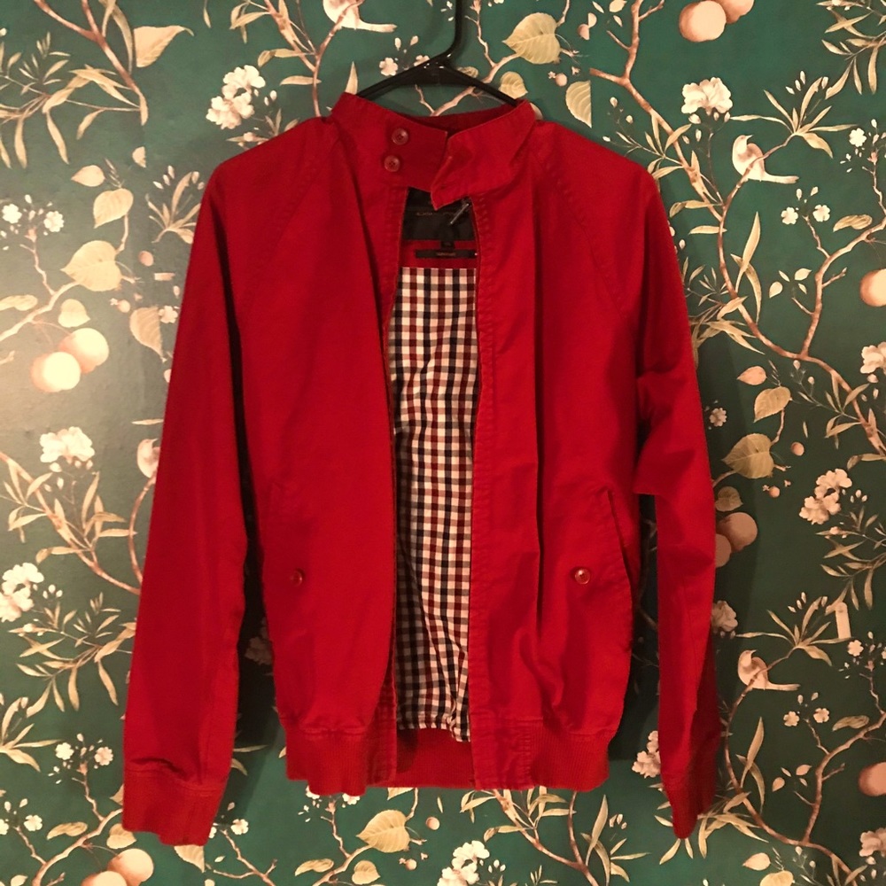 Red Bomber Jacket